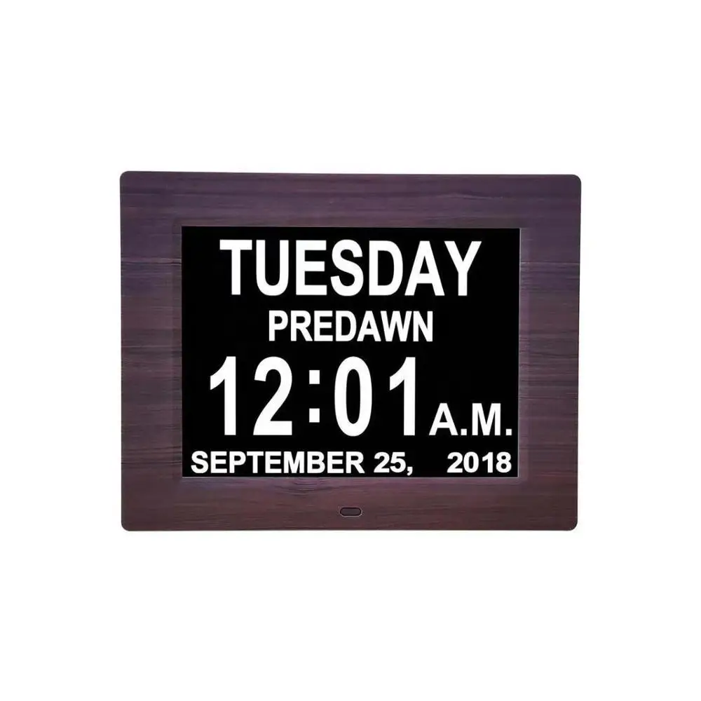 

Factory best price 7'', 8'', 10.1'' custom software dementia smart digital alarm clock, White and black,other