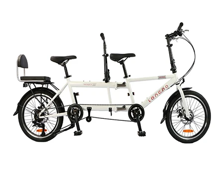 

Tandem bicycle Double Folding Bike High carbon Steel Frame Family Bicycle