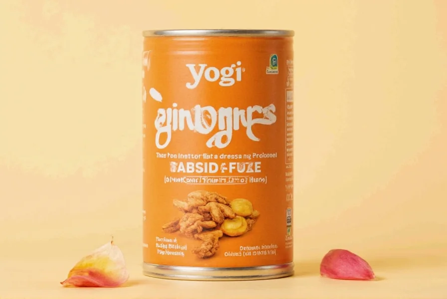 Close-up of Yogi Ginger Tea steeping in a clear mug showing the rich amber color of the infusion