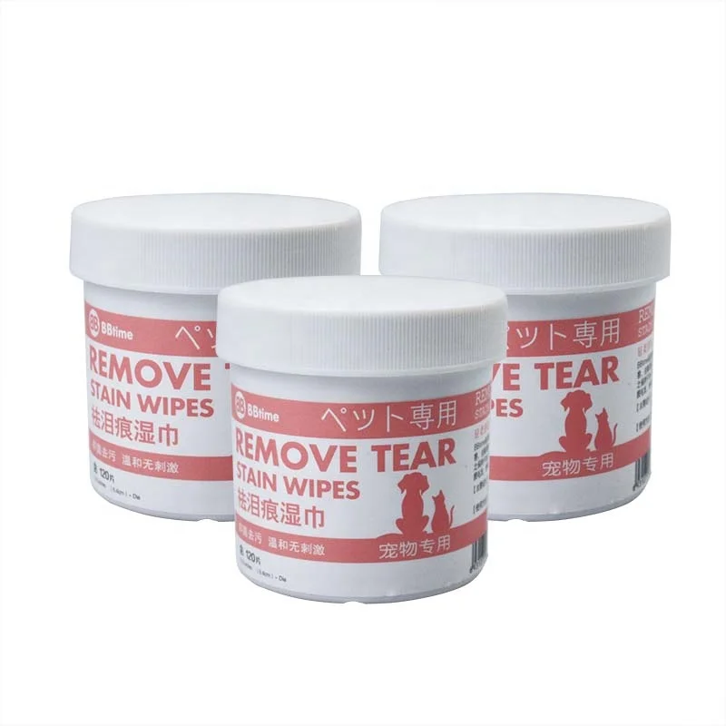 

Pet Special Wipes 120 Pieces Cat Dog Tears Pet Eyes Cleaning Wet Pet Wipes For Dogs And Cats, White