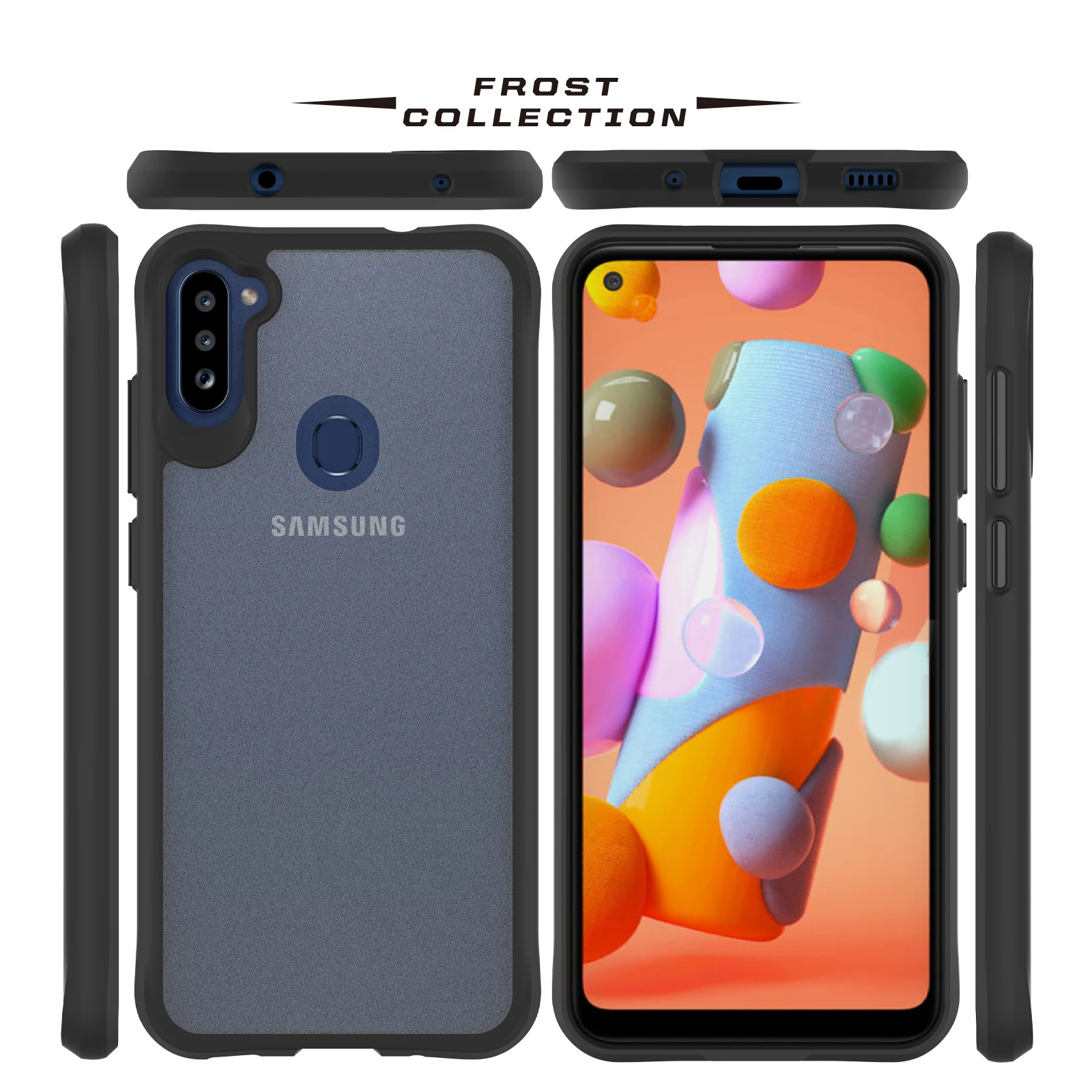 

Factory new arrival shockproof mobile phone cover pc tpu phone case for Samsung A11 JPG