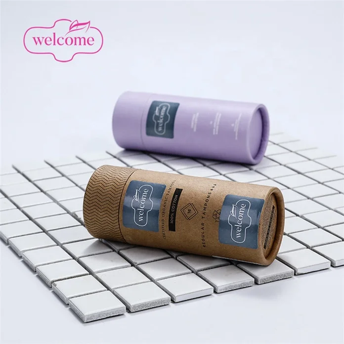 

Vaginal Used Tampons for Sale Organic Silk Tampons Cylinder Packaging All Natural Biodegradable Tampon Dispenser