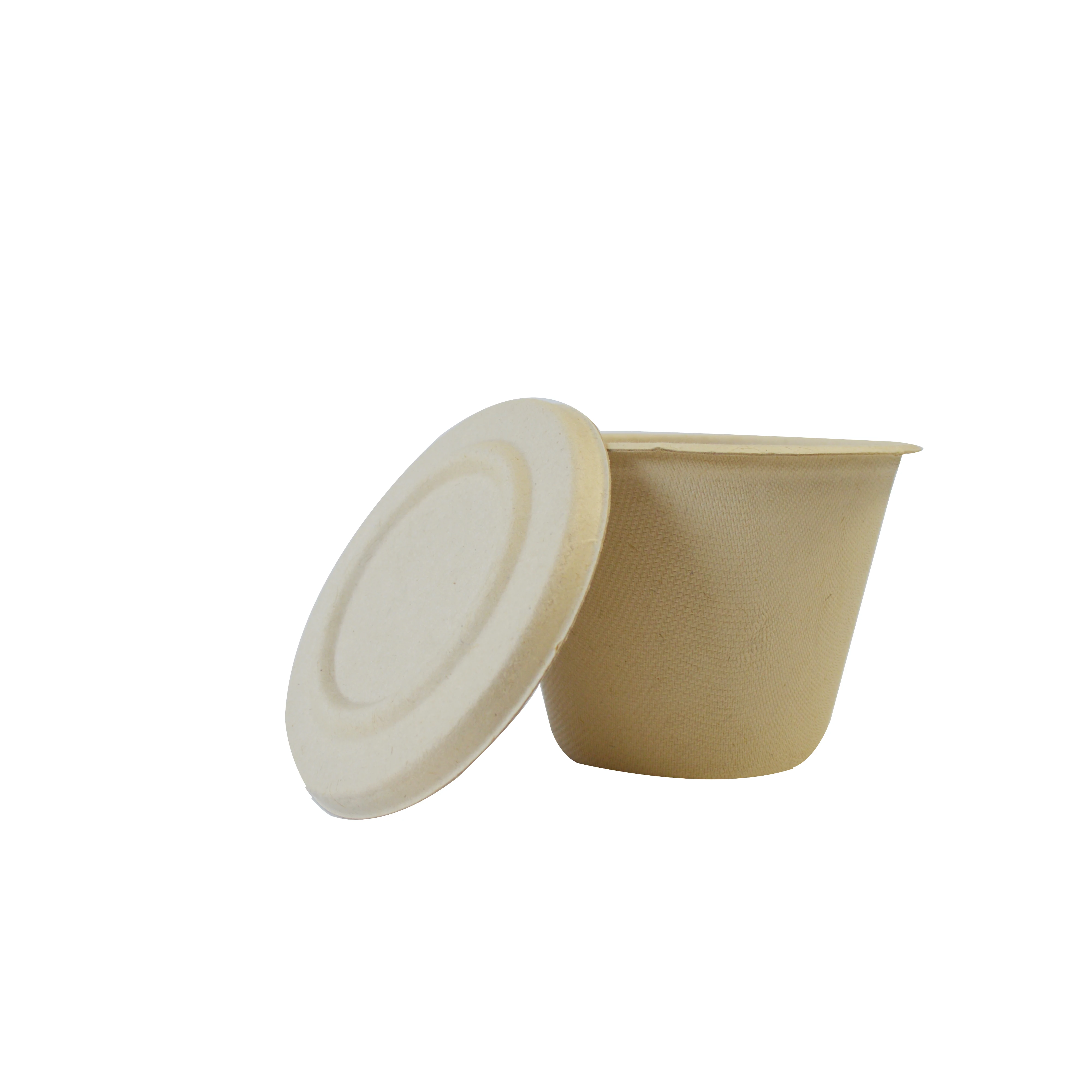 

Hot Sale Good Quality Double Wall Disposable Coffee Paper Cups Pearl White Bagasse 5oz 9oz Paper Cup