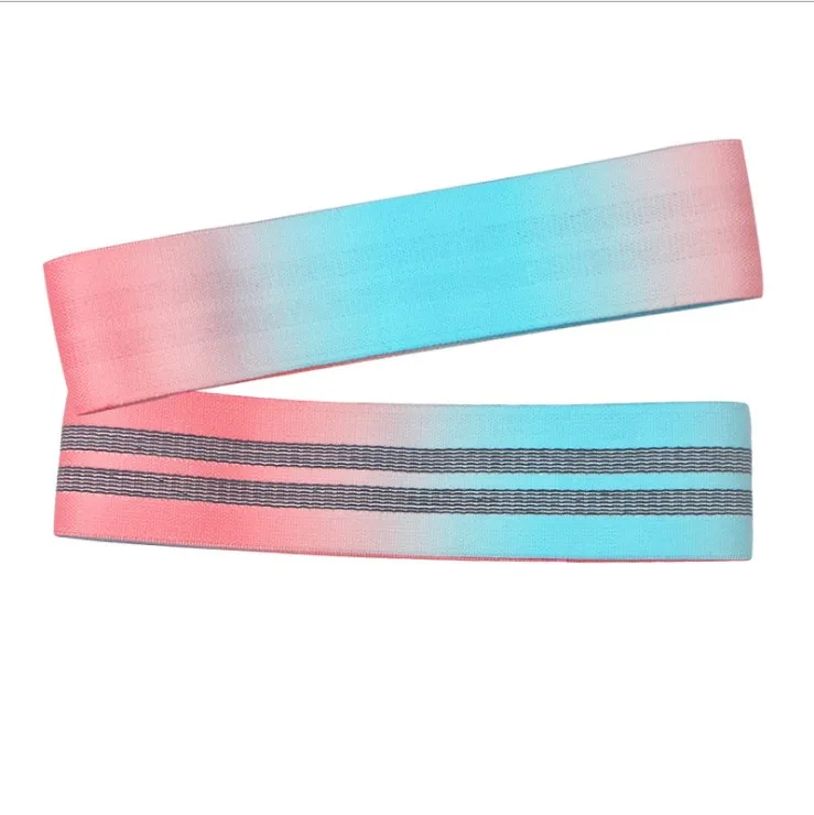 

Hip Circle Gradient Ramp Resistance Band for Booty Shaping and Lifting Hip Fabric Resistance Band Ombre Yoga bands, 3 colors