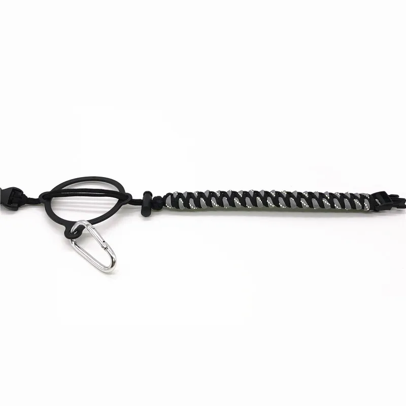 

Free shipping 550 paracord rope 12oz - 64oz wide mouth bottle handle with carabiner, Different color is available