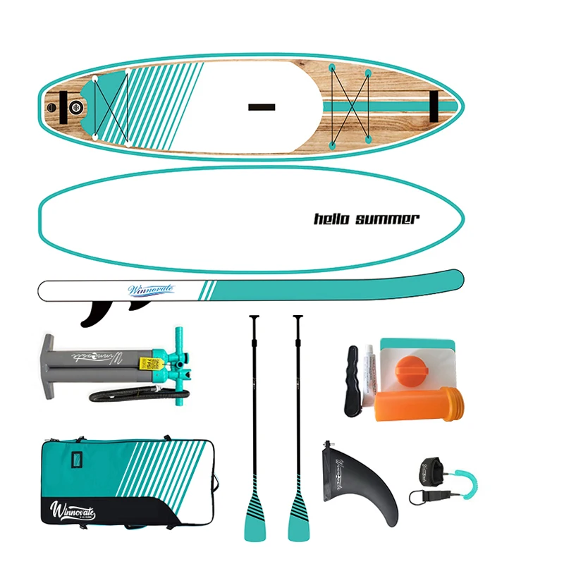 

WINNOVATE552 Drop Shipping sup inflatable windsurfing stand up paddle board
