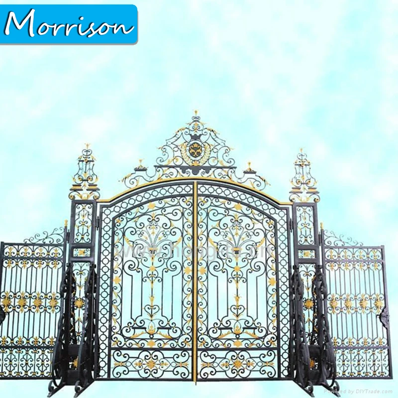 2020 Modern Gates Designs Cast Aluminum Gate Wrought Iron Gates View Iron Gate Designs Morrison Gate Iron Product Details From Guangzhou Morrison Building Materials Co Ltd On Alibaba Com