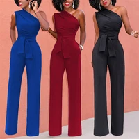 

New Arrival Loose Shoulder Straps Womens Custom Jumpsuits