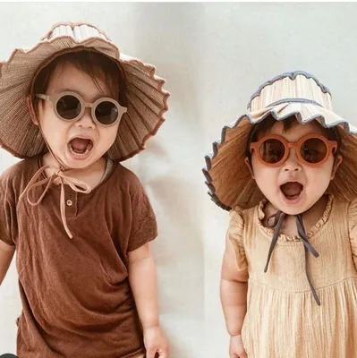 

Hot Sale Round Plastic Uv400 Children Sun Glasse Fashion Baby Boy Newest 2021 Sunglasses For Kids, 9 colors