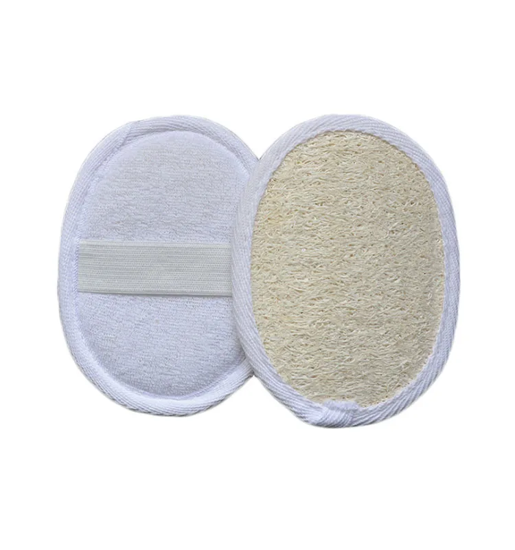 

Hot Sale Bath Shower Loofah Sponge Pad Exfoliating Loofah Body Scrubber Natural Bath Sponge Brush for Men and Women