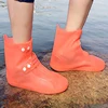 Cycling waterproof plastic rain boots over shoes
