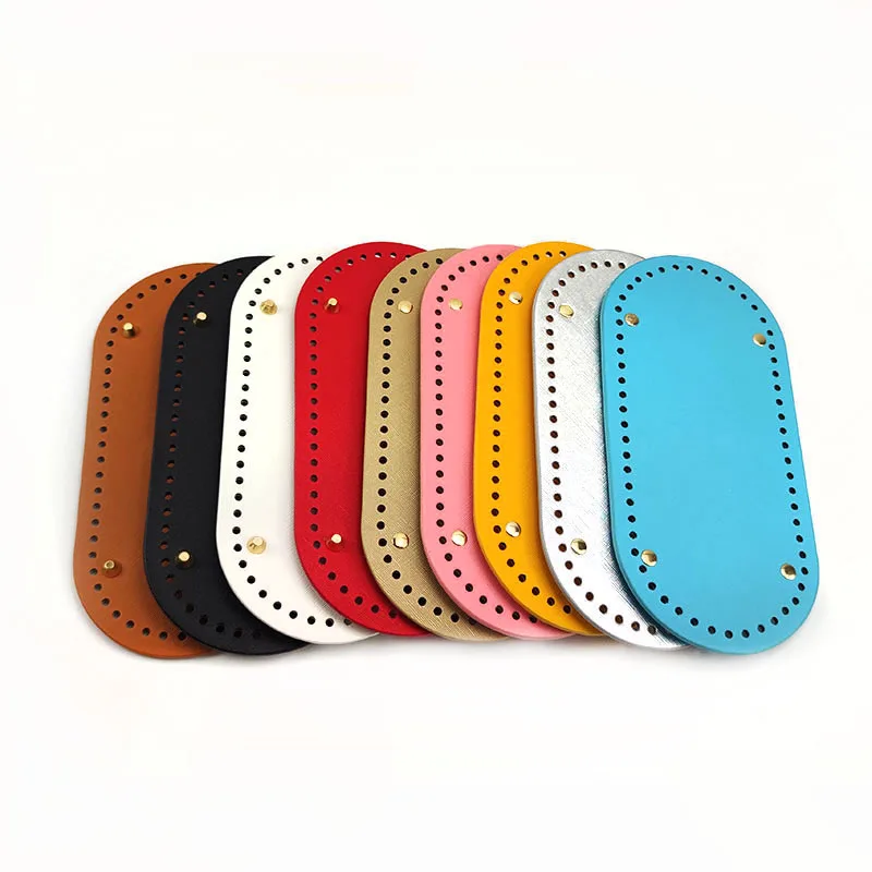 

Deepeel RM010  DIY Knitting Handbag Crochet Bag Making Accessories PU Leather Bottom