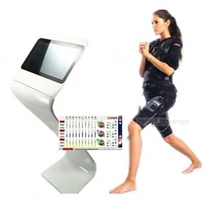 

Body Building Ems Suit Wireless Weight Losss Training, Black