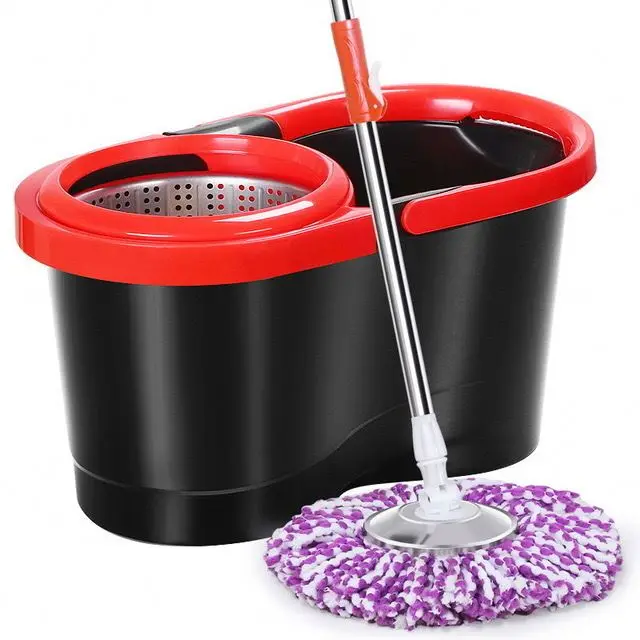 

Floor Self-Wash Squeeze Flat Mop And Bucket Set For Office