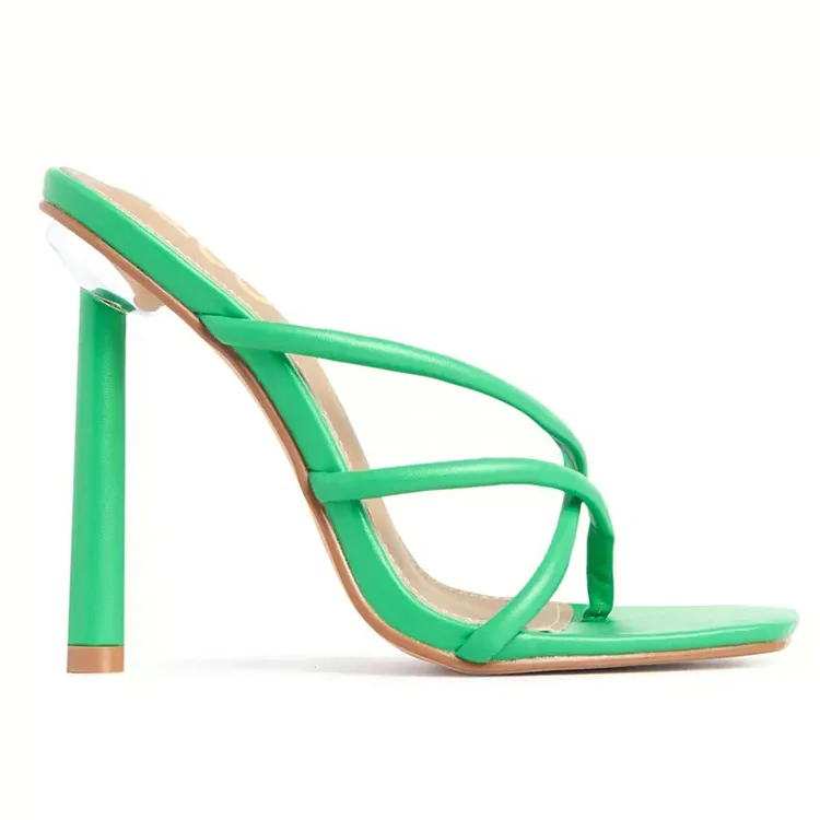 
Ladies Mules High Heel Slippers Shoes Trendy Mules Women Wholesale Heels Ladies Slippers Heel 