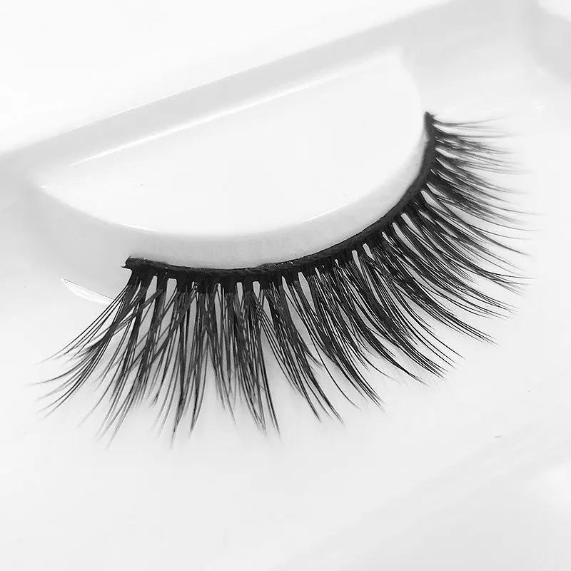 

Landora Double 3D Silk Faux Mink Fake Premium Synthetic False Eyelashes Wholesale Natural Volume Manufacturer party lashes