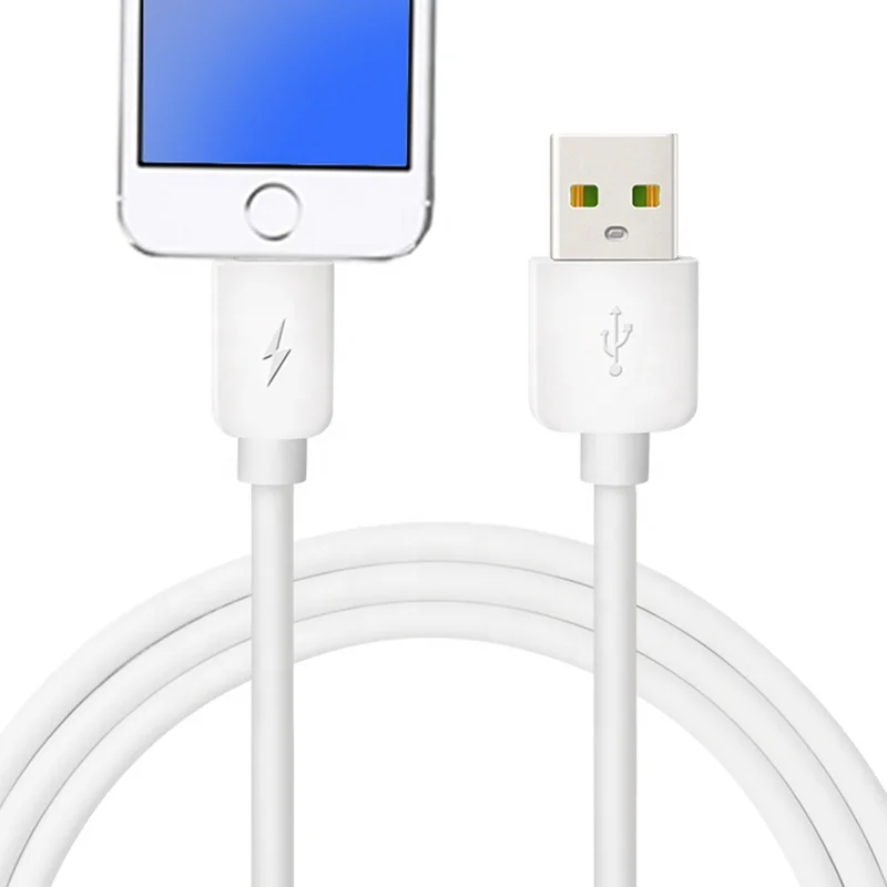 

Amazon Hot Sale Premium Fast Charging Phone PVC USB Charger Cable For iPhone