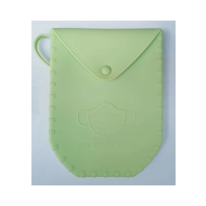 

In Stock Face Eco-friendly Food Grade silicone Mask Storage Bag