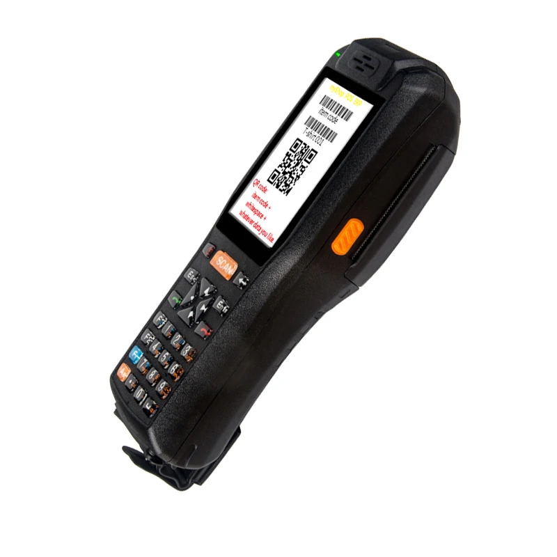 

Android 9.0 Barcode Scanner Printer PDA Portable Data Collect Rugged Mobile Handheld Computer