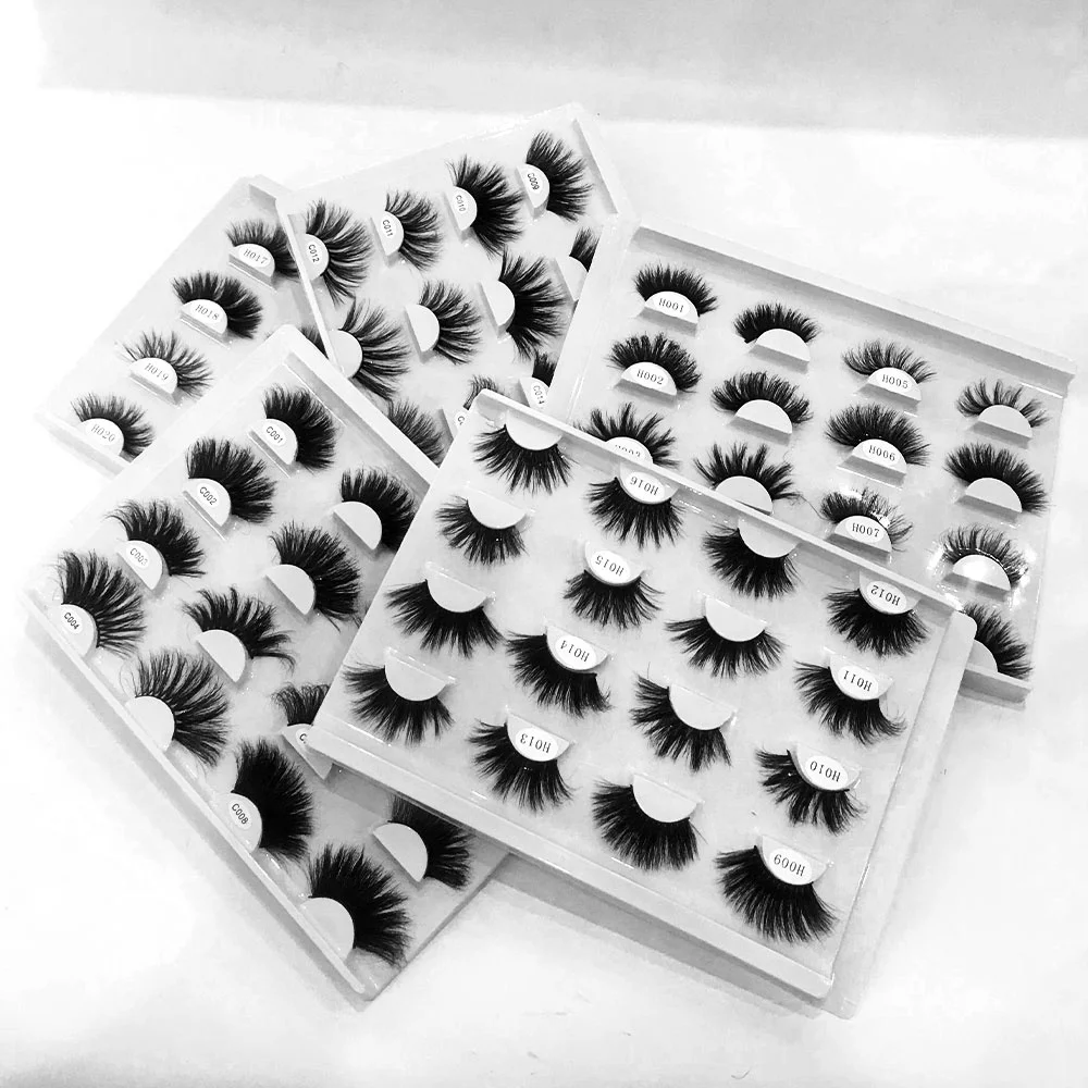 

Free Shipping 30 Mm Fluffy Mink Eyelash Fake Lasheswholesale Vendor High Quality Eyelash Packaging, Black