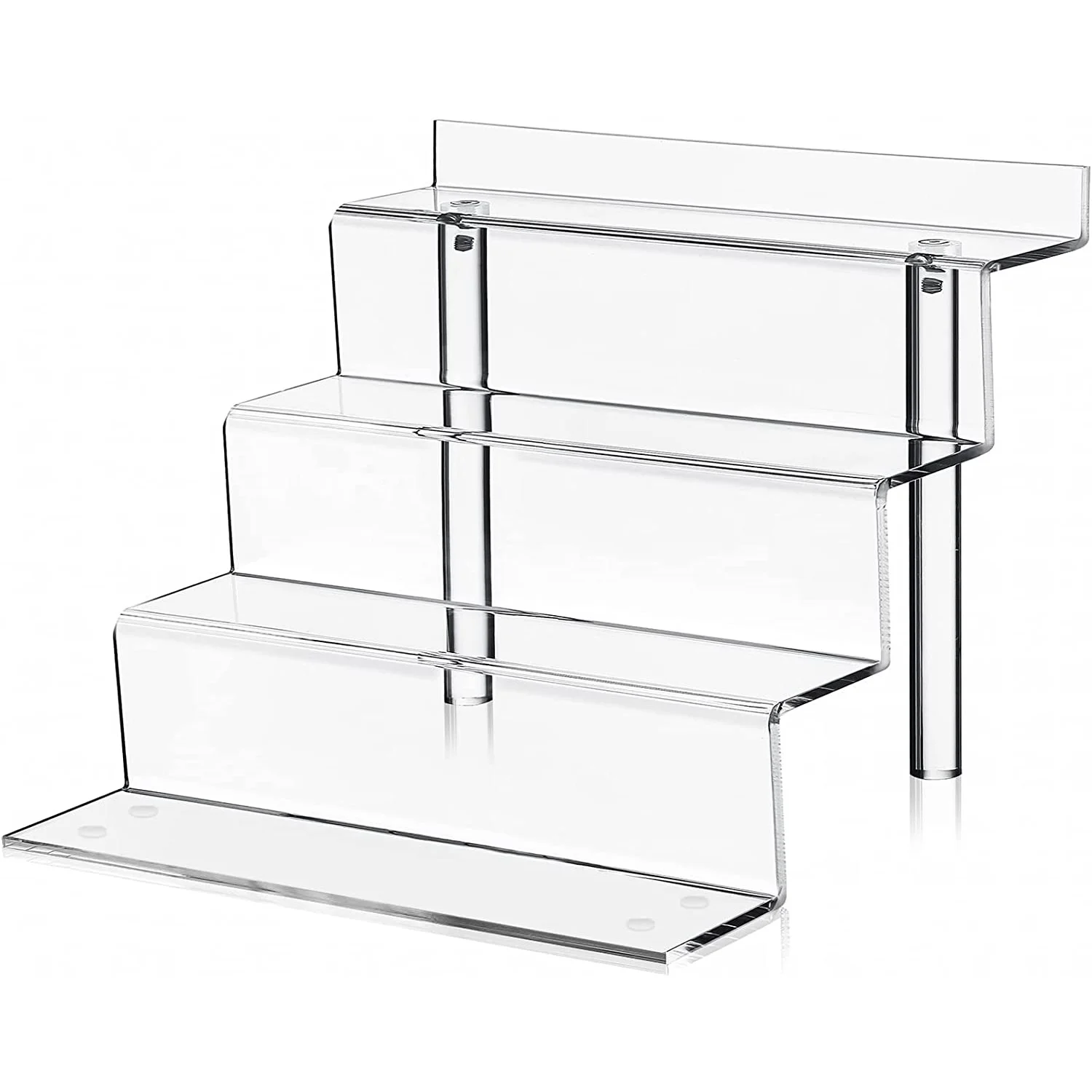 

Acrylic cosmetics storage rack custom transparent skin care products desktop display rack multi-layer beauty finishing display