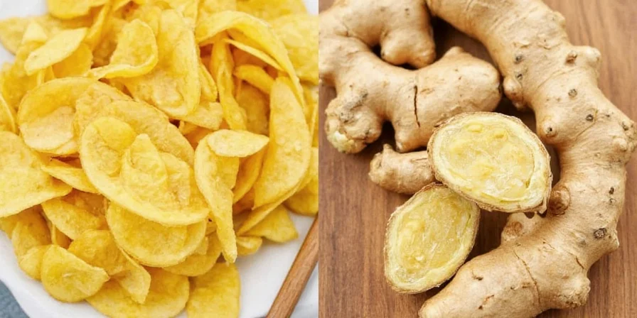 Fresh ginger vs dried ginger comparison chart