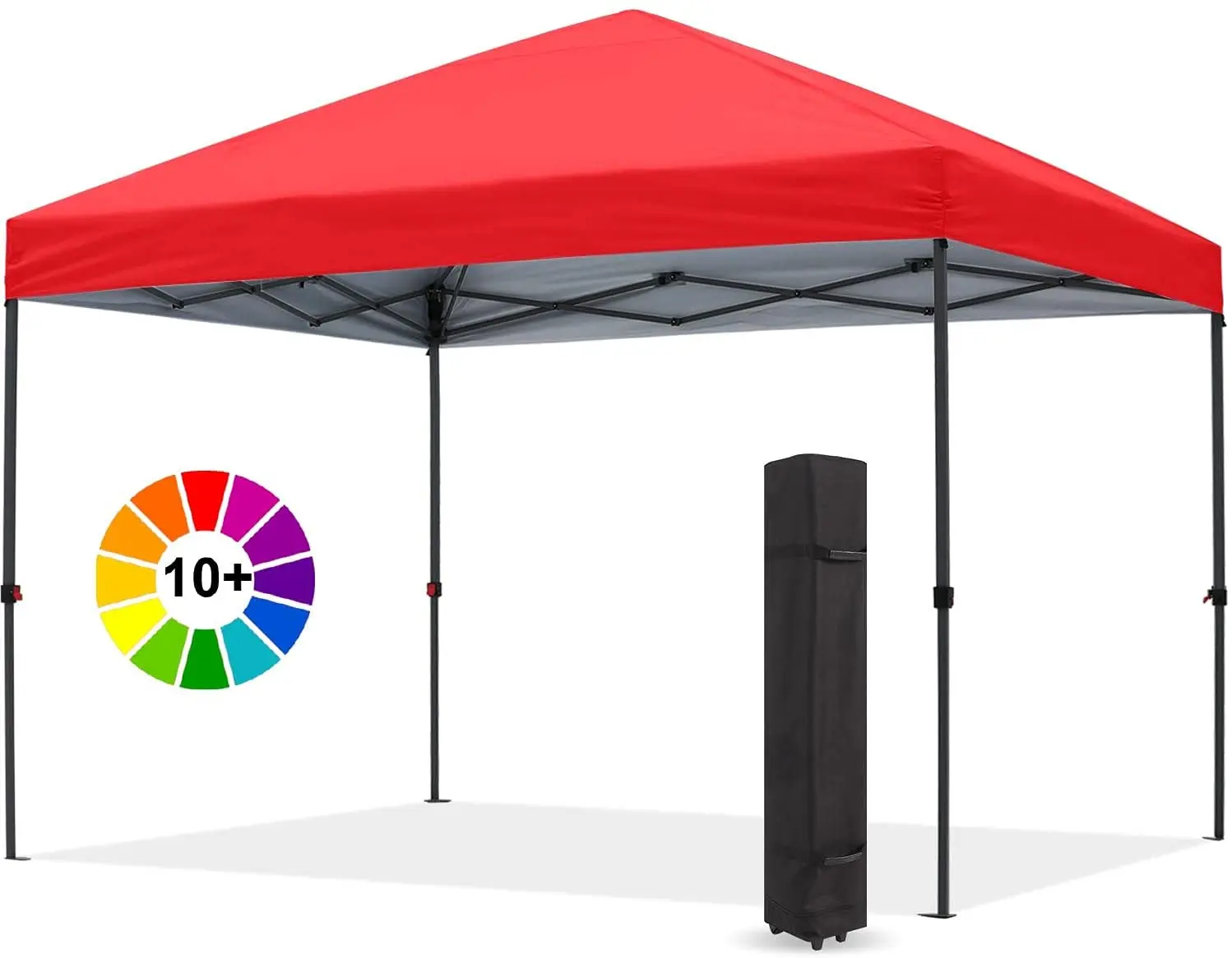 

Whole sale ABCCANOPY Durable Easy Pop up Canopy Tent 10x10, Red, Sky blue