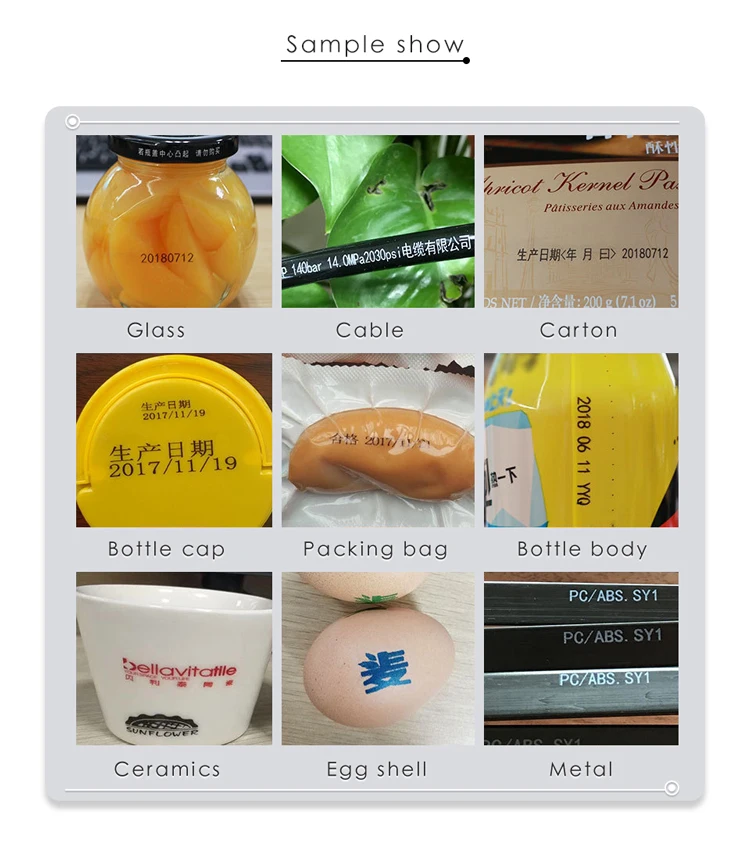 Printing Height 0.08-0.5 Inch Inkjet Coding Machine Portable Handheld Printer for Label Barcode Variable Data Etc