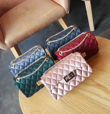 

2020 Jelly armpit hand bags ladies luxury handbags for women, 6 colors