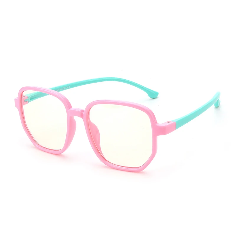 

2021 New Arrive Kids Blue Light Blocking Glasses Flexible Frame With Glasses , for Children Age 3-12