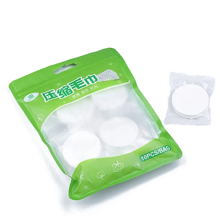 

RTS Widely ApplicableWater Absorbent Disposable Compressed Cotton Face Towel