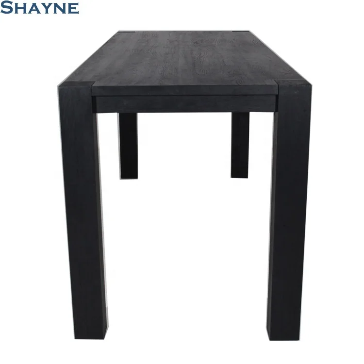 
Shayne ODM Furniture Factory Luxury High-end Customize Italian Style Antique Charcoal Black Coffee Tables Side Study Table 