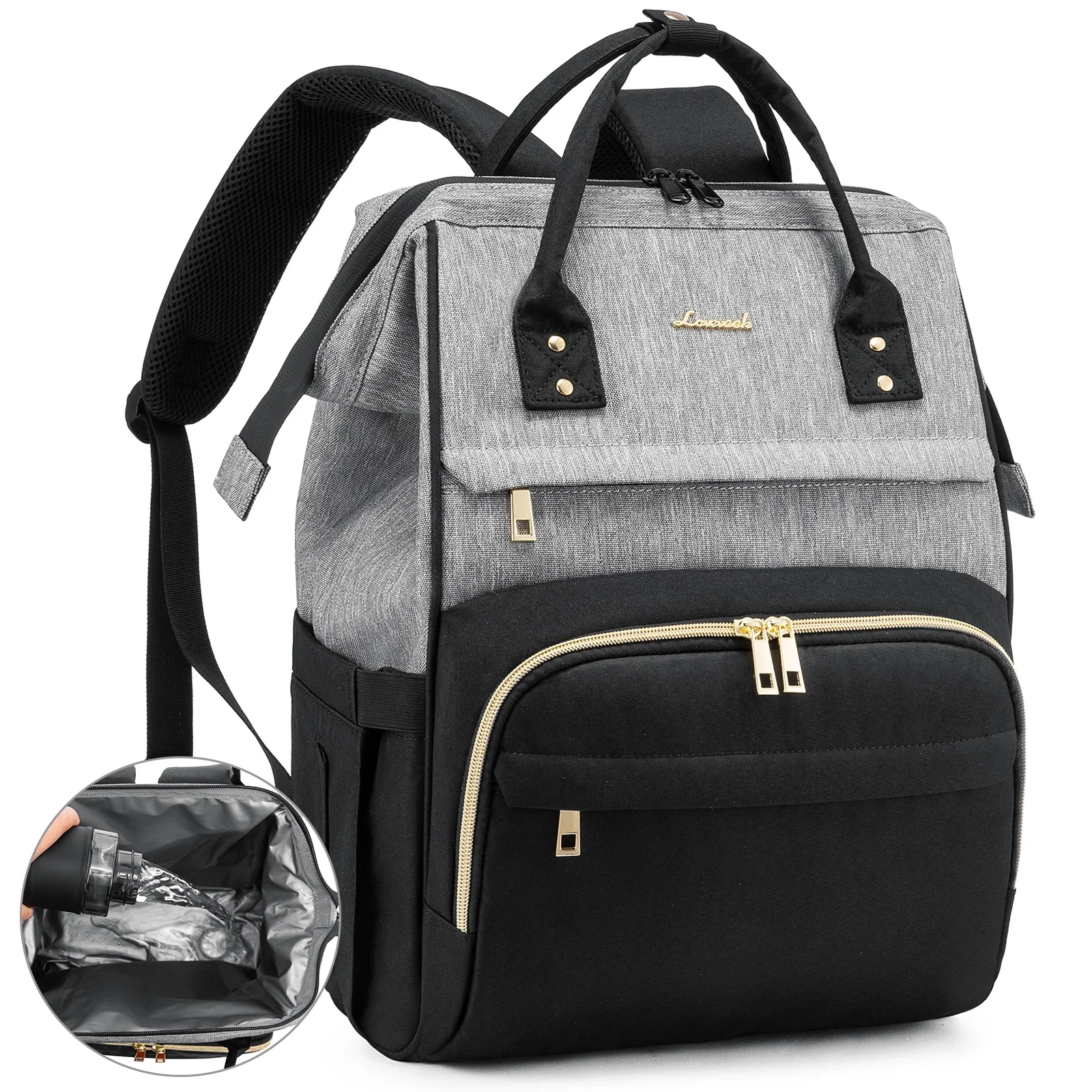 

Fashion LOVEVOOK 2023 cooler backpack portable insulated bag for food large 30 cans travel lunch bag picnic women men cooler bag
