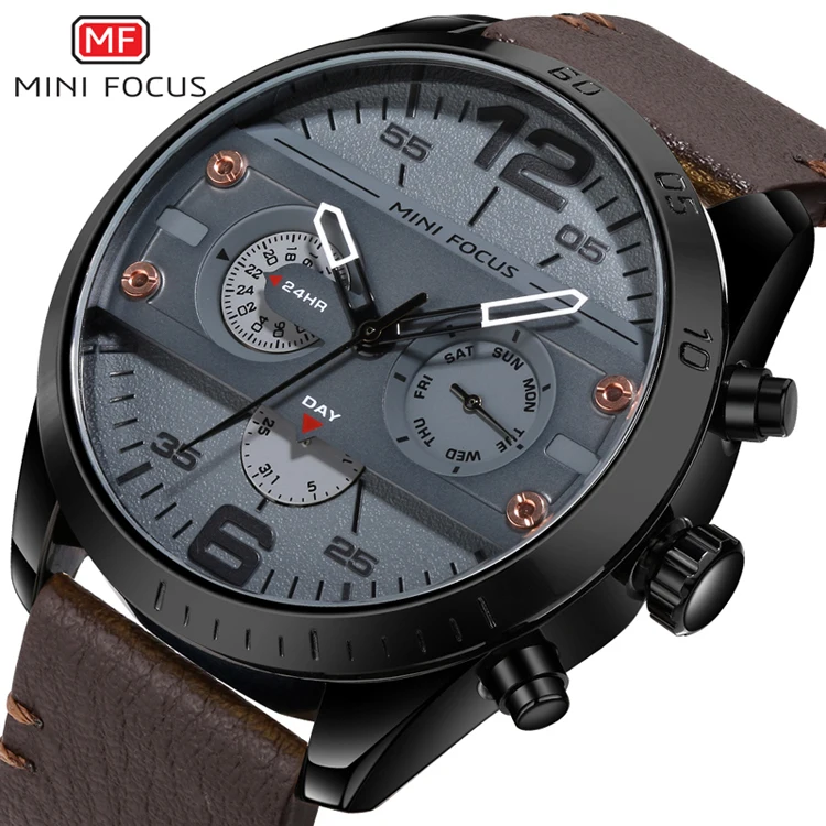 

MINI FOCUS 0068 G Fashion Men Chronograph Fancy Watch wholesale Chinese watch Angels Quatz Watches for men