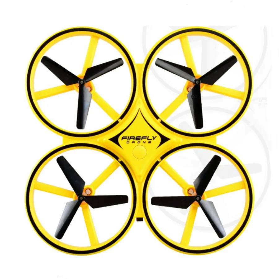 

Hand Control Infrared Induction Toy Mini Drone Gravity Sensor Altitude Hold Obstacle Avoidance RC Quadcopter Aircraft For Kids, White / yellow