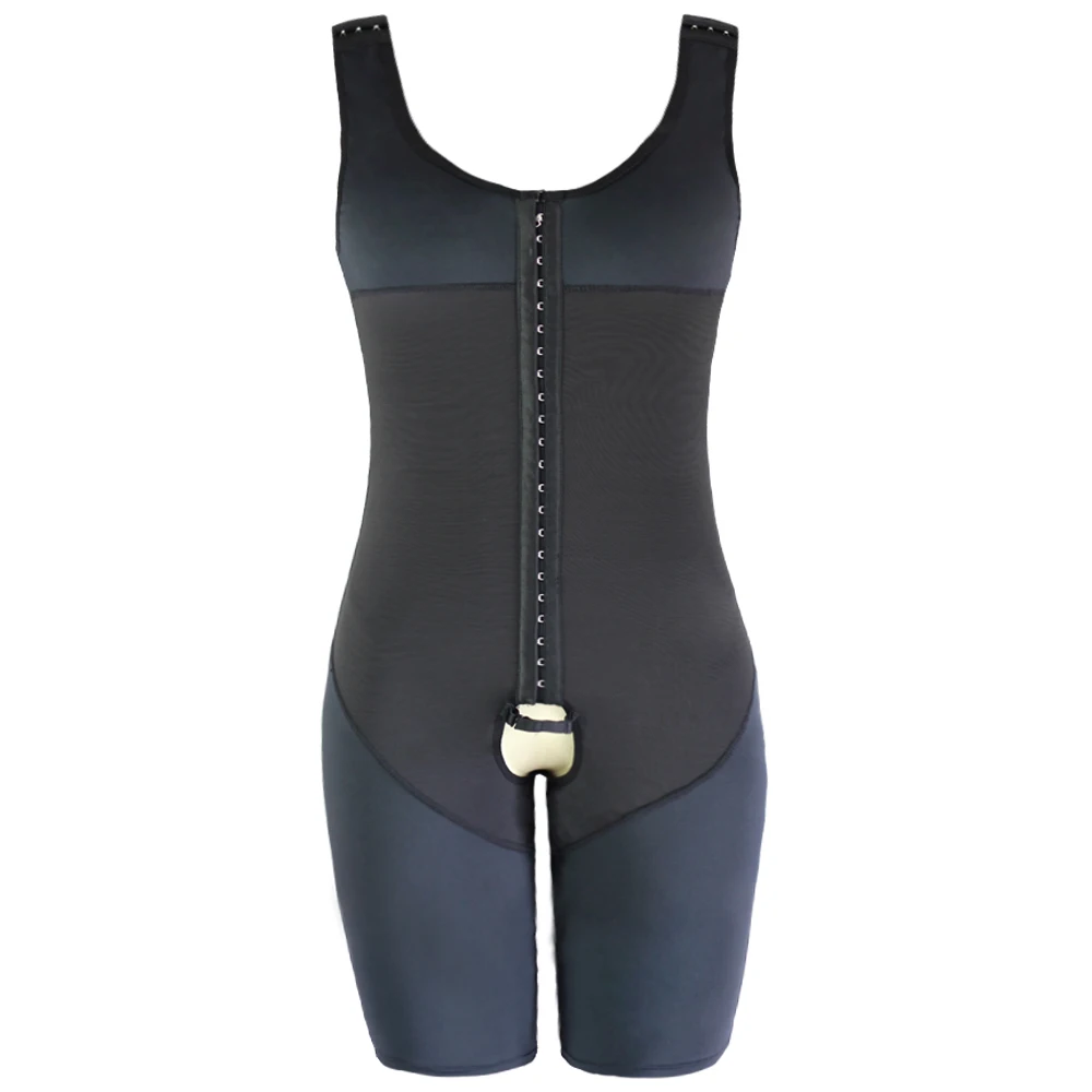 

Whole body shaper high quality body shaper suit shapewear for men, Black, skin