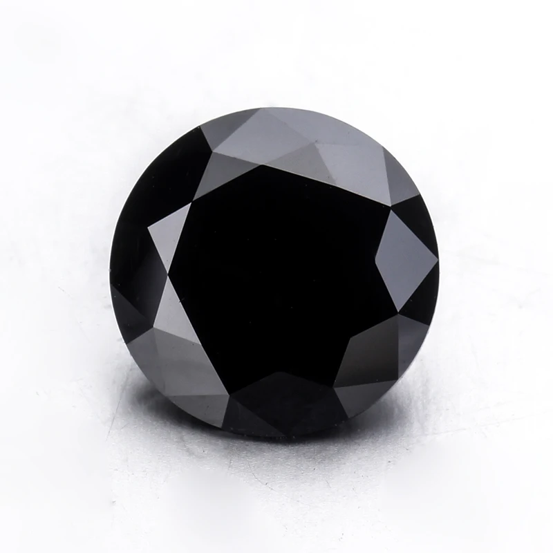 

starsgem Black moissanite for sale Round brilliant cut loose Black Moissanite