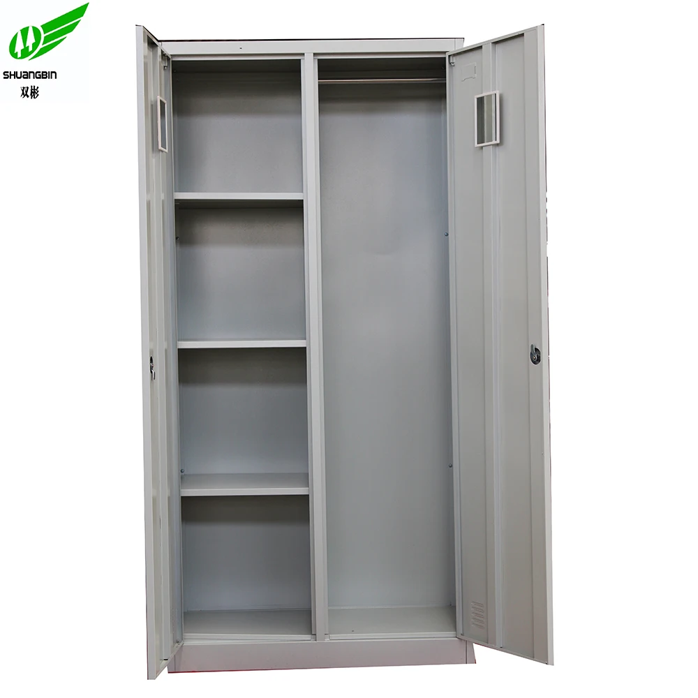 Casier De Rangement Verrouillable En Métal,Serrure À 3 Points,2 Portes