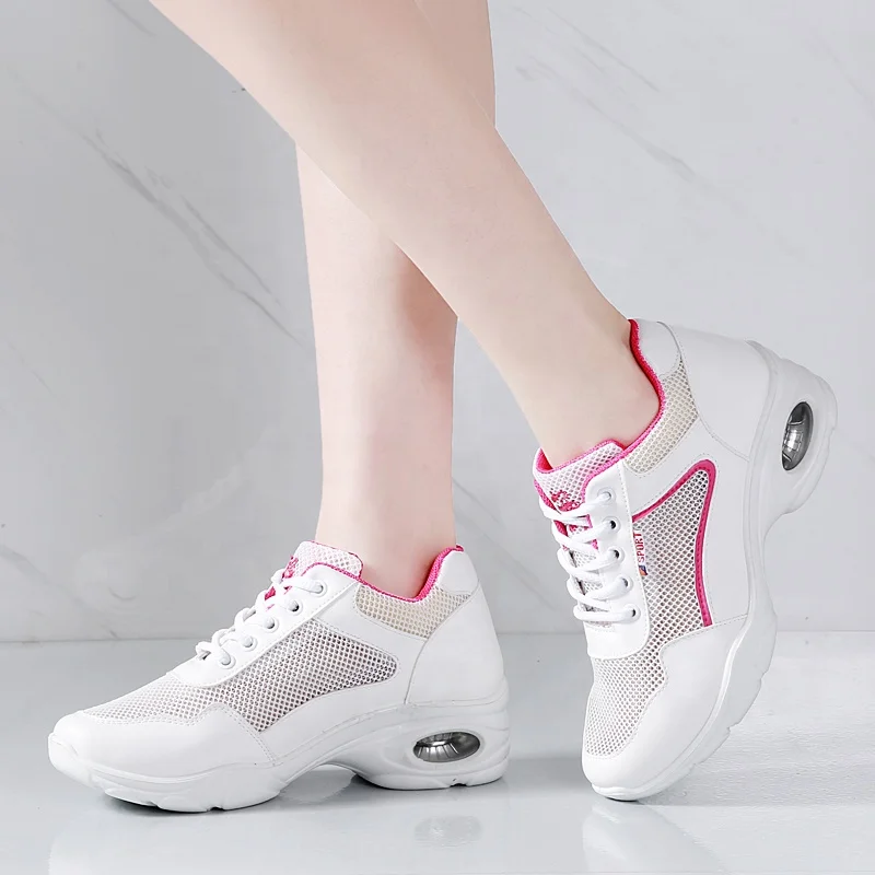 

New hot seller PU air cushion casual women's shoes Outdoor breathable comfortable walking sneakers