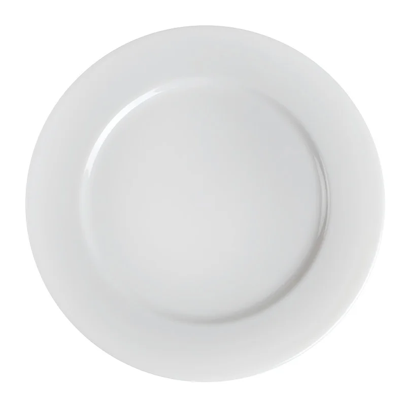 

Wholesale Cheap Plain White Round Plastic Dish Flat Plate Melamine Catering Buffet Plates