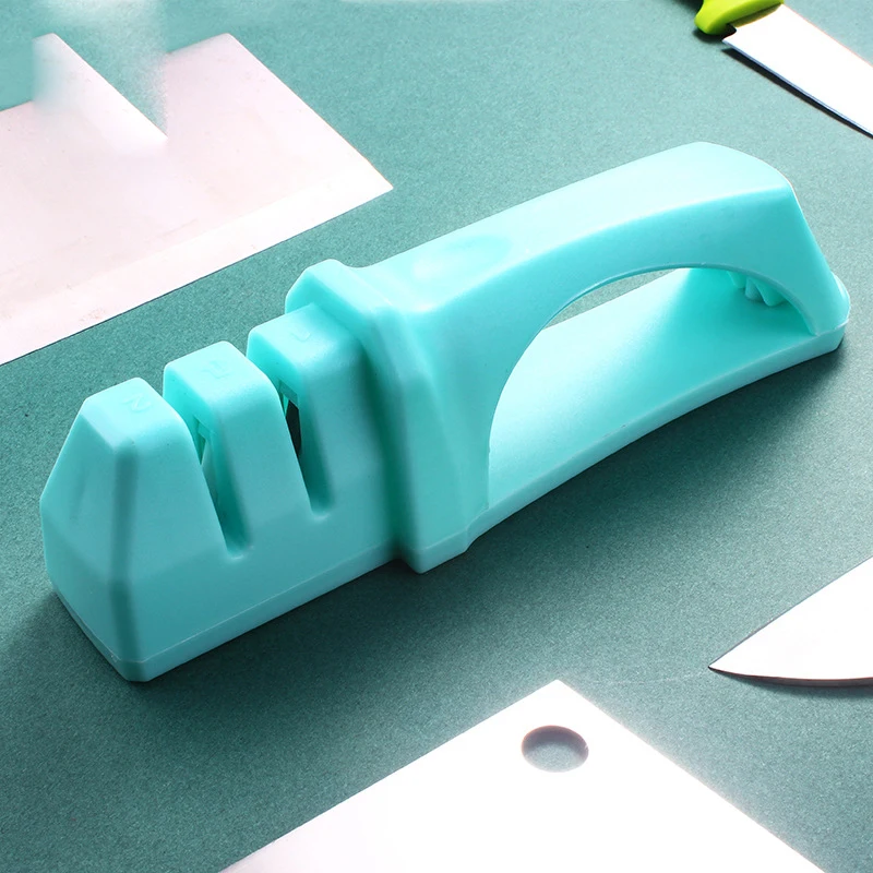 

Kitchen Professional Manual Knife Sharpener Tool, Blue