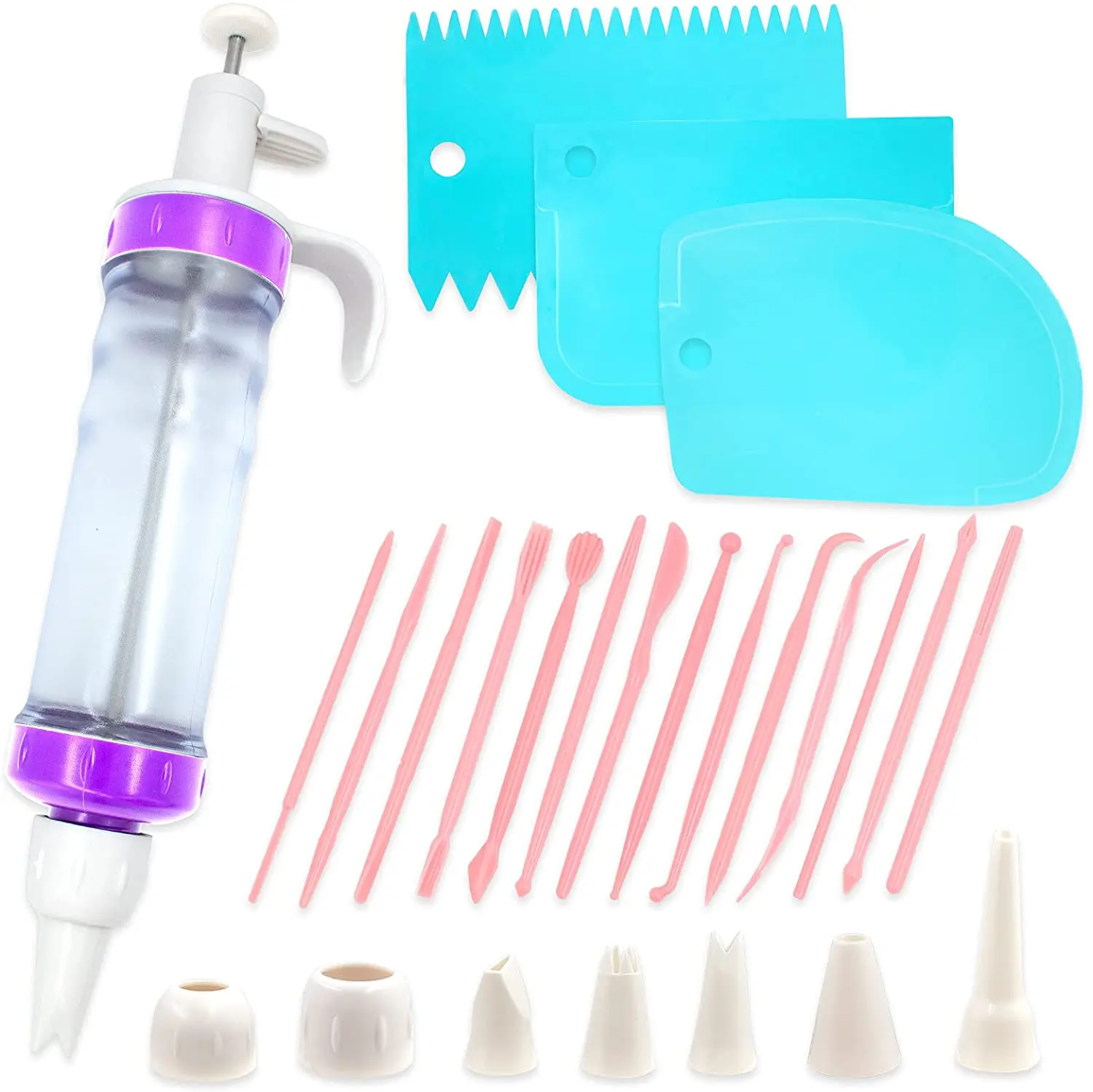 

Syringe Set Of Injector with Nozzles Kits for Cookies Cake Decoration