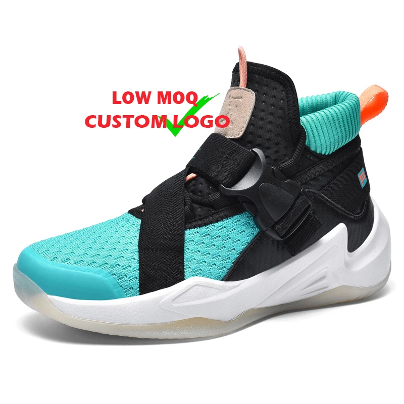 

High Quality Flying Woven Vamp Non-slip wear-resistant Sport Shoes Calzados High top Basketball Style Black Fashion Sneakers