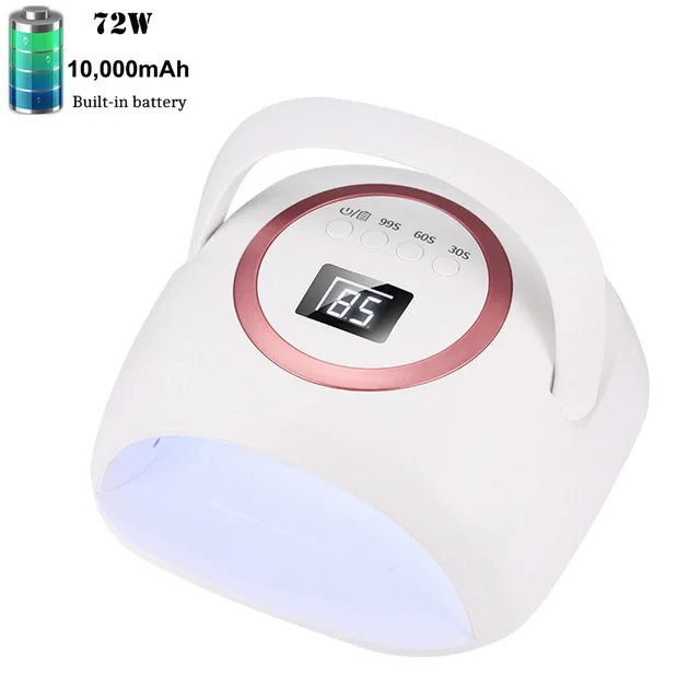 

2021 New 72W UV Nail Lamp Nail Dryer LED Display Nail Dryer Lamp Gel Light