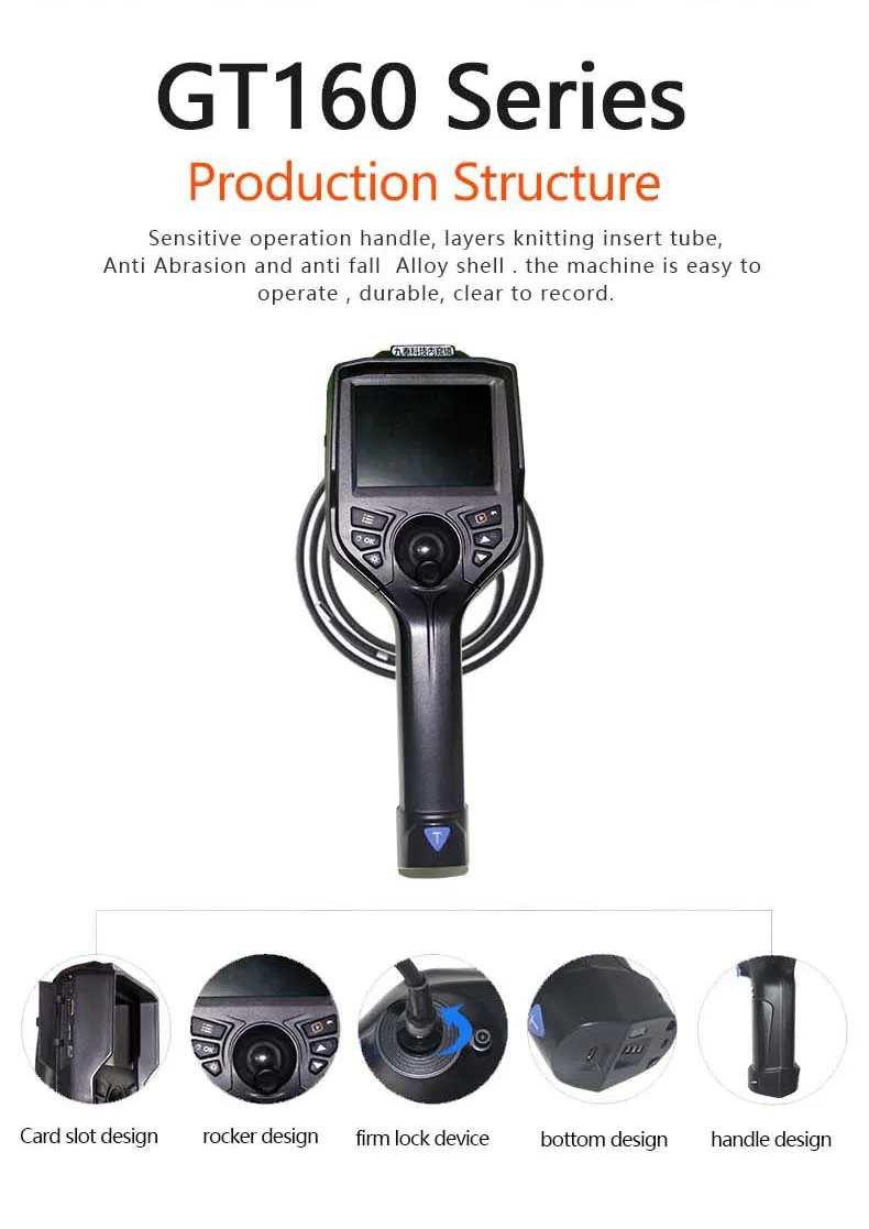 Best Autozone Borescope Video Inspection Camera Equipment With 4 Way Articulating Head And Light