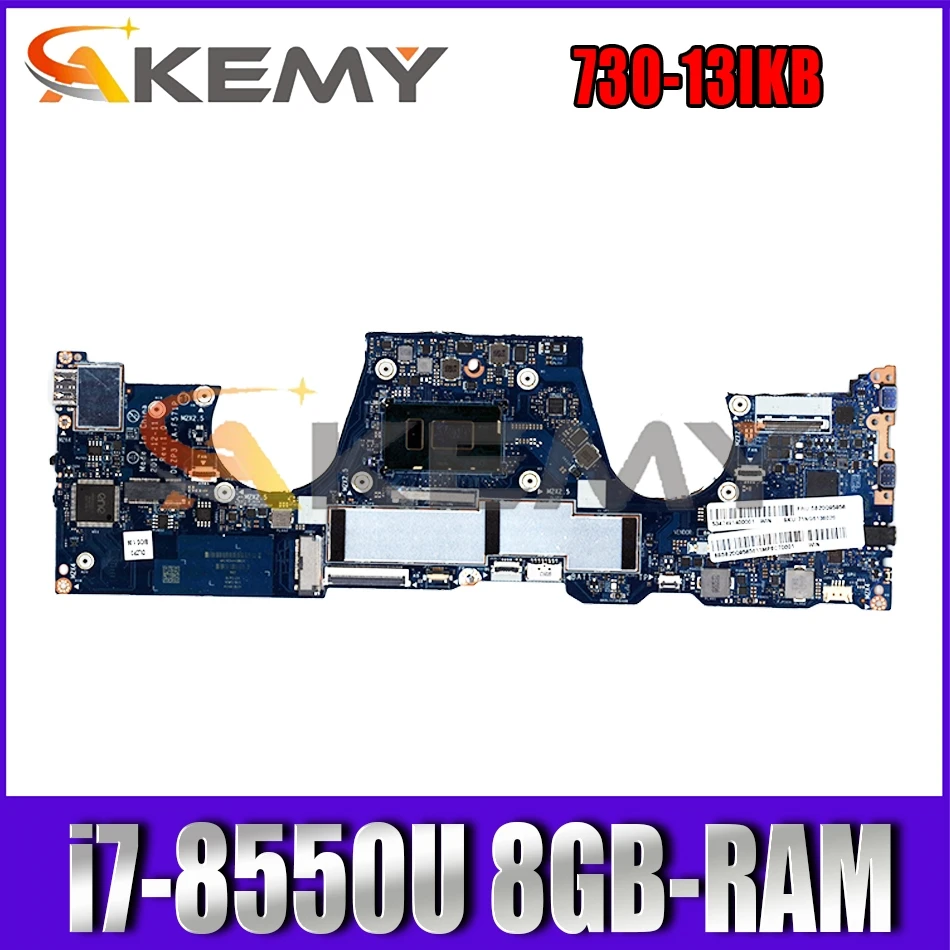 

For Yoga 730-13IKB laptop motherboard DLZP3 LA-F571P W/ CPU i7-8550U 8GB-RAM tested FRU 5B20Q95842 Mainboard