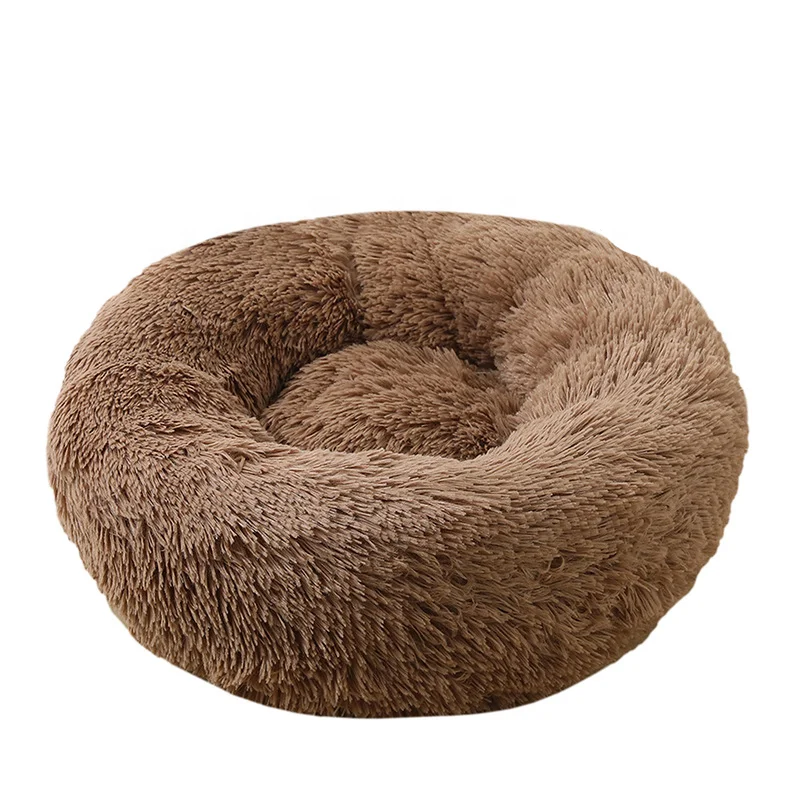 

Indoor Washable Cat Felt Cave Bed Plush Comfort Long Plush Pet Dog Nest Kennel Bed, Multiple colors available