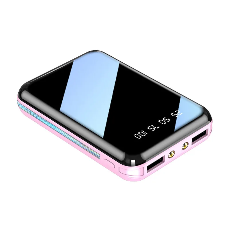 

New Best Original Slim Portable Charger Fast Charging OEM/ODM 10000mAh High-Capacity power banks, Black white pink blue red dark blue