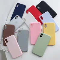 

fashion simple candy color custom ultra thin soft tpu mobile back cover jelly phone case for iphone X/XS/XR/XS MAX