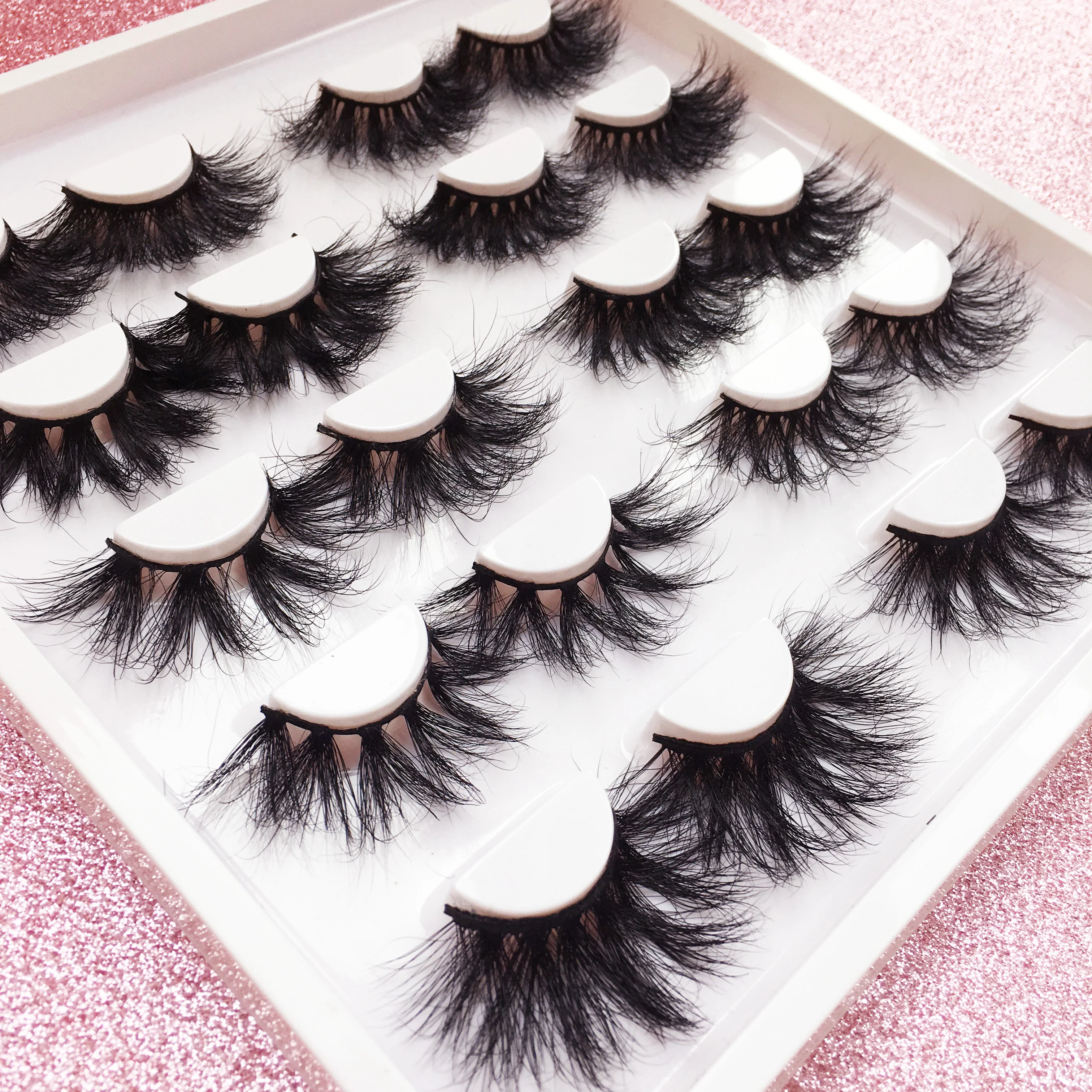 

27 minks eyelashes 3d 10p heymelashes